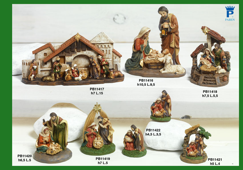 16BA - Polyresin Cribs - Nativity Scenes - Christmas and Other Events - Rebolab