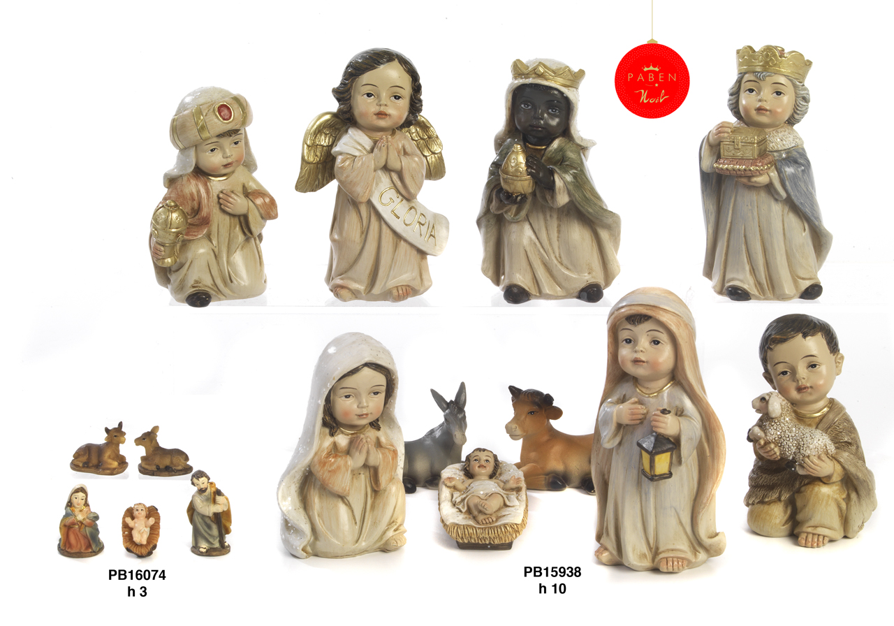 1B49 - Polyresin Cribs - Nativity Scenes - Christmas and Other Events - Rebolab