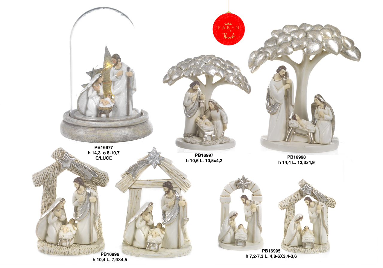 1C70 - Polyresin Cribs - Nativity Scenes - Christmas and Other Events - Rebolab