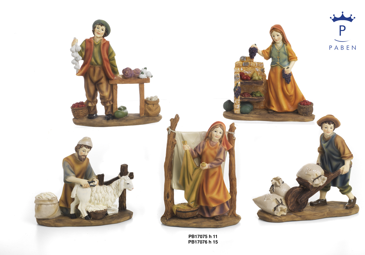 1C88 - Polyresin Cribs - Nativity Scenes - Christmas and Other Events - Rebolab