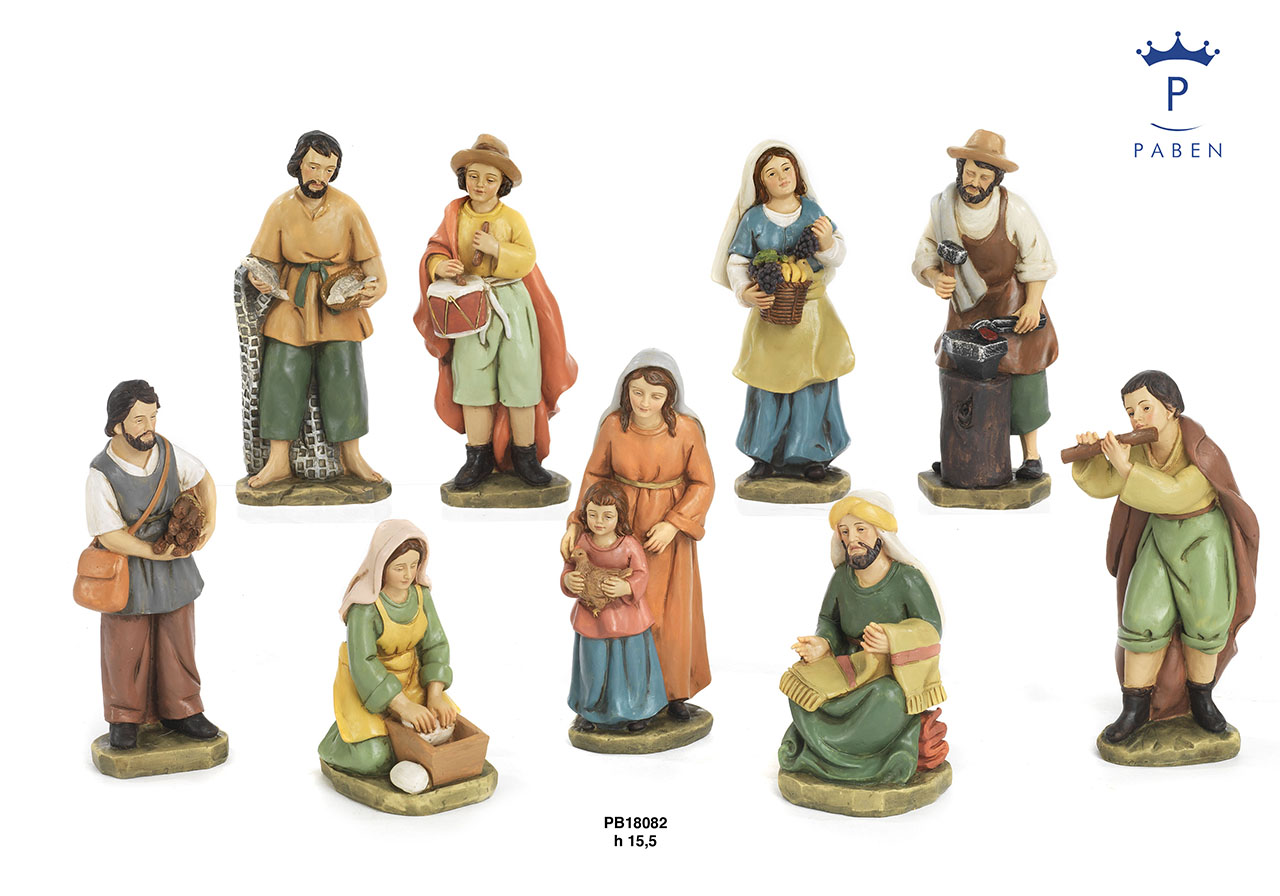 1DA7 - Polyresin Cribs - Nativity Scenes - Christmas and Other Events - Rebolab