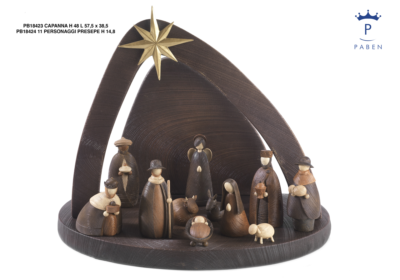 1E25 - Polyresin Cribs - Nativity Scenes - Religious Items - Rebolab