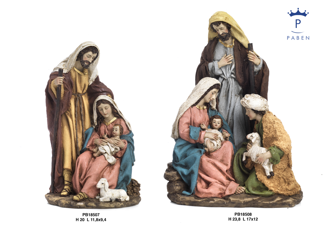 1E43 - Polyresin Cribs - Nativity Scenes - Christmas and Other Events - Rebolab