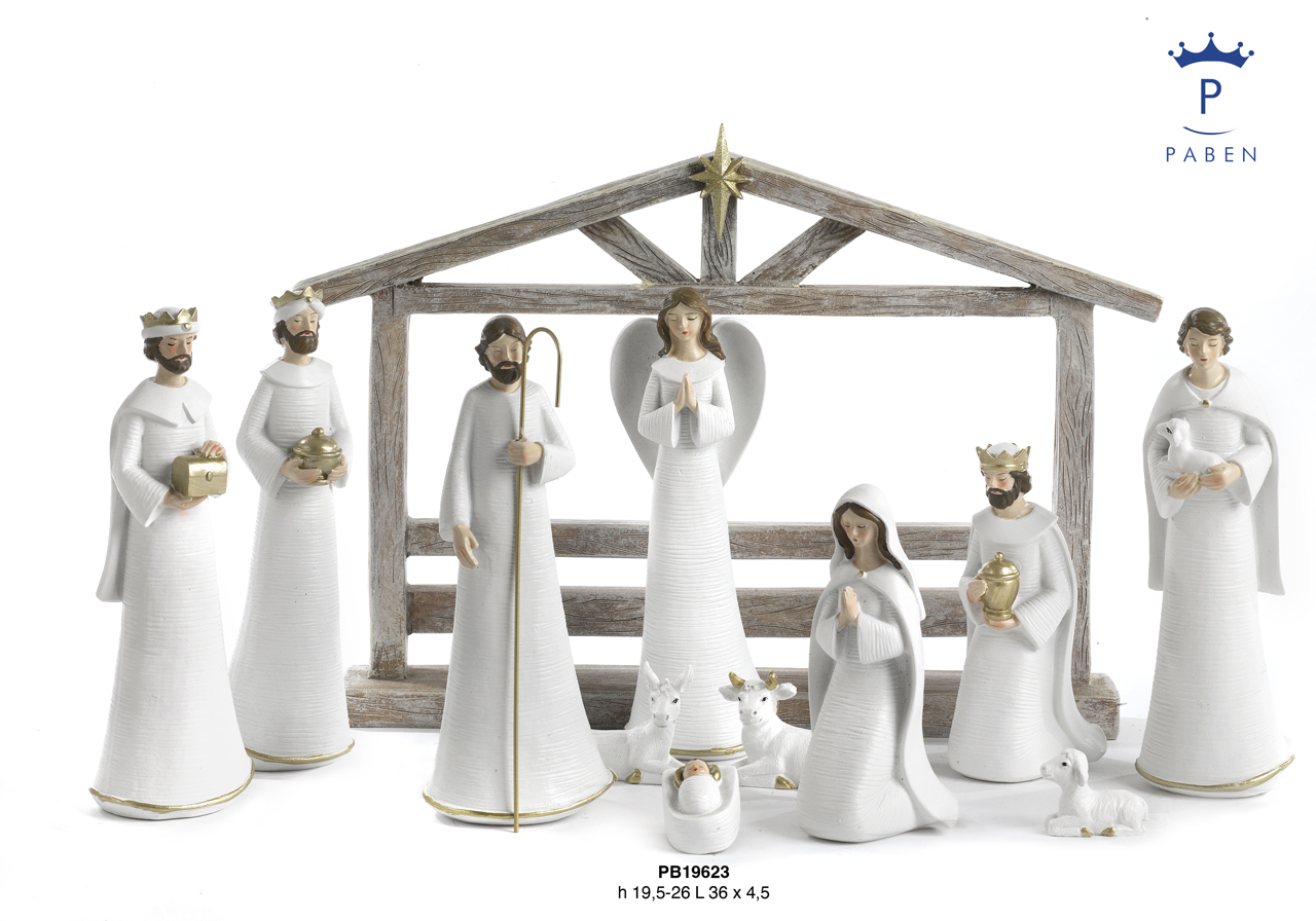 1FA7 - Polyresin Cribs - Nativity Scenes - Christmas and Other Events - Prodotti - Rebolab