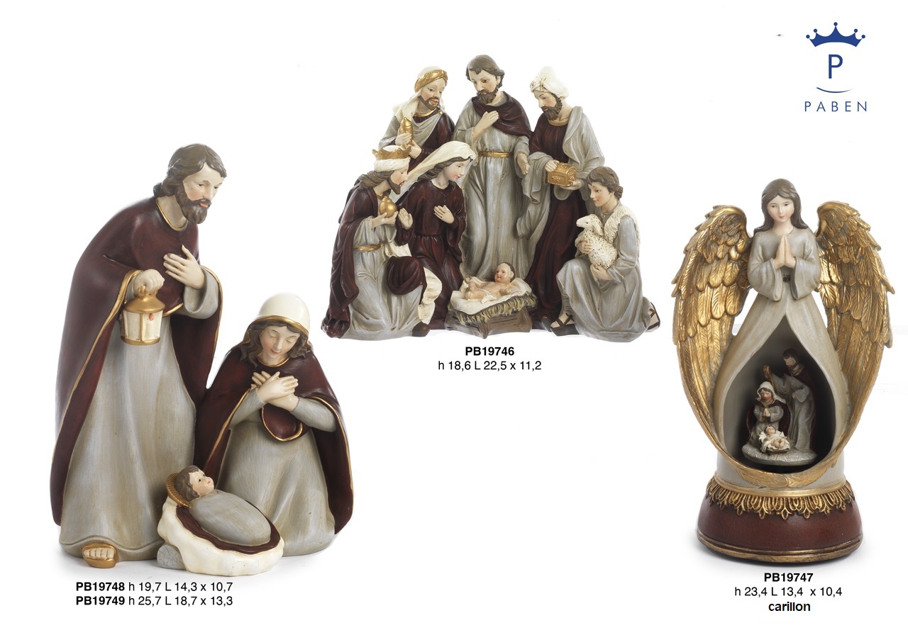 1FC8 - Polyresin Cribs - Nativity Scenes - Christmas and Other Events - Prodotti - Rebolab