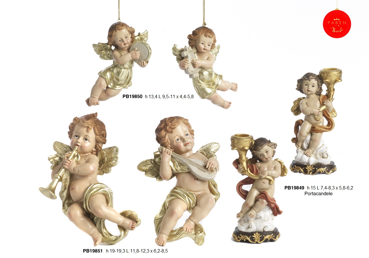 1FEC - Polyresin Angels - Christmas and Other Events - Rebolab
