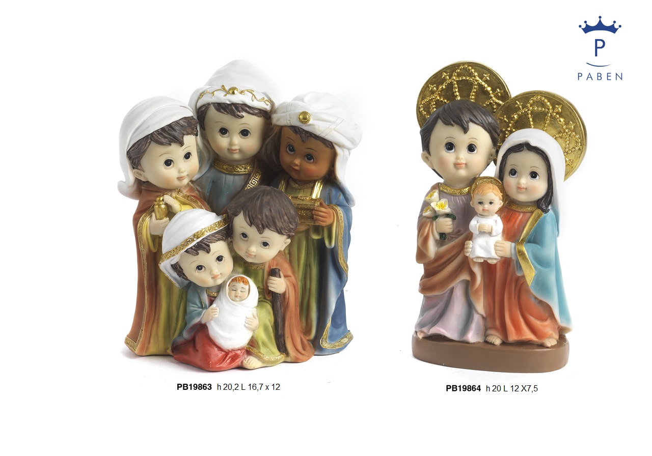 1FF0 - Polyresin Cribs - Nativity Scenes - Christmas and Other Events - Prodotti - Rebolab