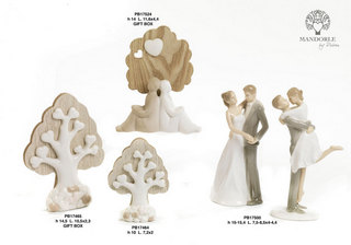 1CED - Lovers - Newlyweds Cake Topper - Mandorle Bonbonnieres - Products - Paben