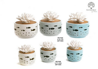 1D18 - Porcelain-Ceramics Collections - Mandorle Bonbonnieres - Products - Paben
