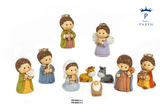 1D8C - Polyresin Cribs - Nativity Scenes - Religious Items - Products - Paben