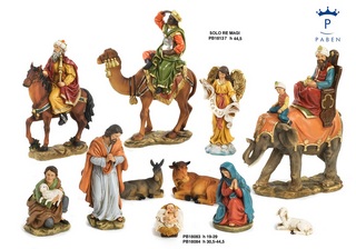 1DA8 - Polyresin Cribs - Nativity Scenes - Christmas and Other Events - Products - Paben