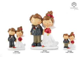 1DDC - Lovers - Newlyweds Cake Topper - Mandorle Bonbonnieres - Products - Paben