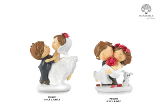 1DDD - Lovers - Newlyweds Cake Topper - Mandorle Bonbonnieres - Products - Paben