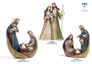 1ECD - Polyresin Cribs - Nativity Scenes - Religious Items - Products - Paben