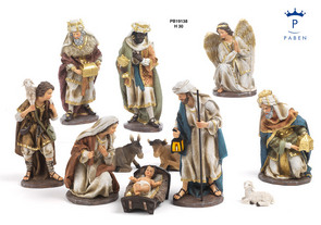 1F0A - Polyresin Cribs - Nativity Scenes - Religious Items - Products - Paben