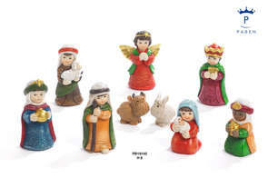 1F0D - Polyresin Cribs - Nativity Scenes - Religious Items - Products - Paben