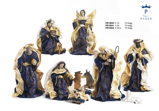 1FE9 - Polyresin Cribs - Nativity Scenes - Christmas and Other Events - Products - Paben